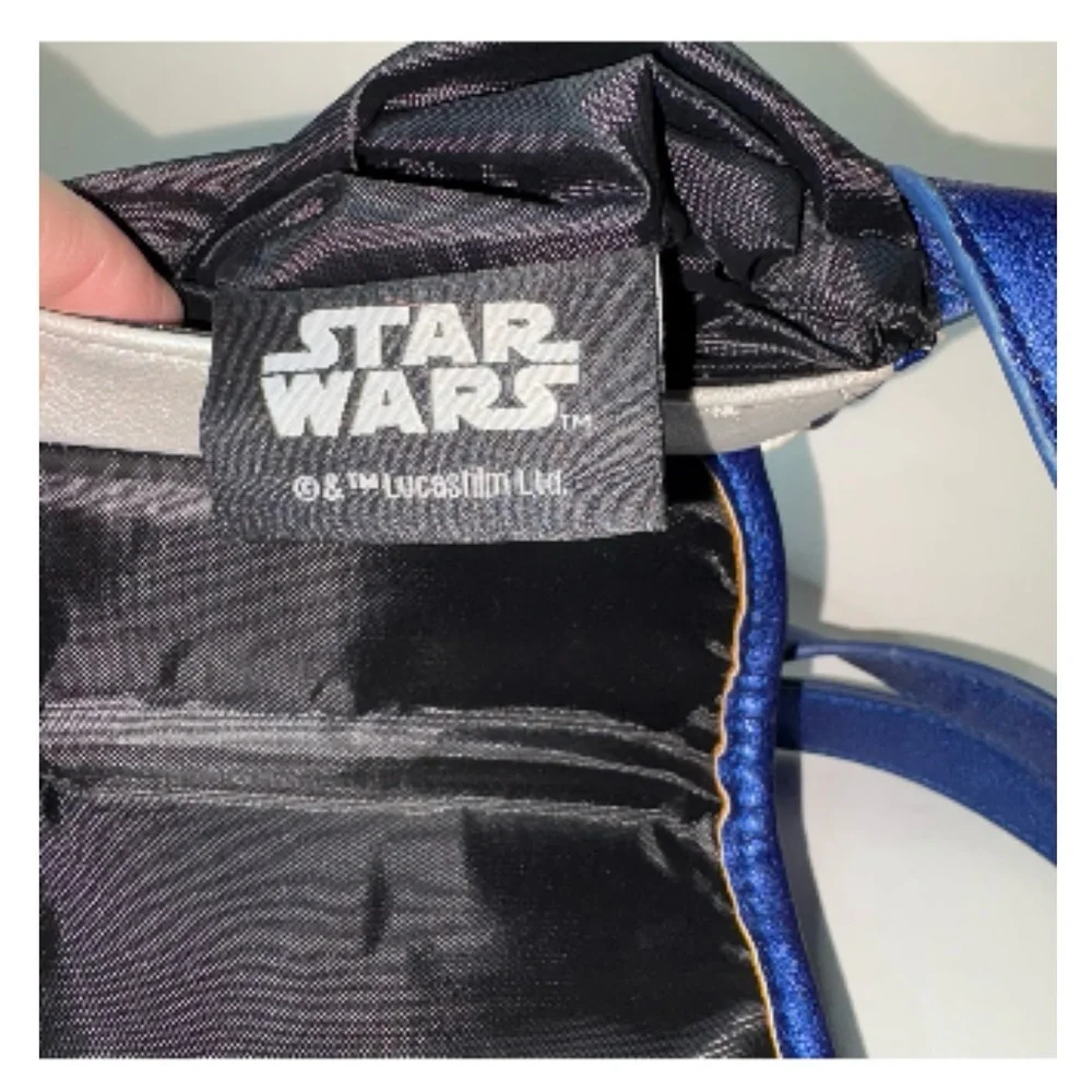Star Wars Lucas Films Shoulder Bag R2D2 Crossbody C-3PO Charm NWOT